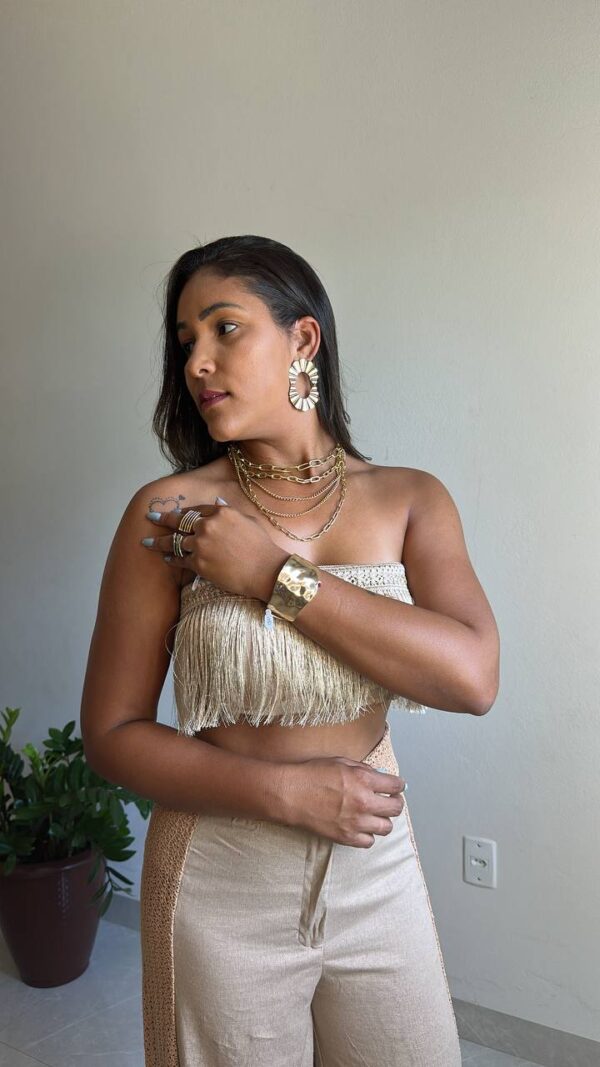 Conjunto Macramê Boho Chic - Imagem 2