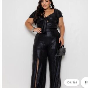 Conjunto em Cirrê Plus Size