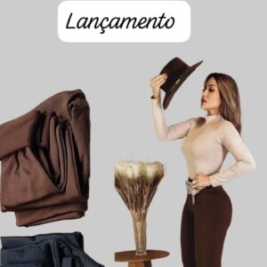 Calça Legging Suplex Flanelada