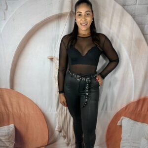 Calça Cirrê Flanelada com Zíper