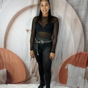 Calça Cirrê com Bolso sem Zíper