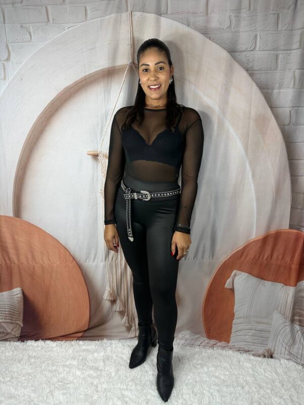 Calça Cirrê com Bolso sem Zíper