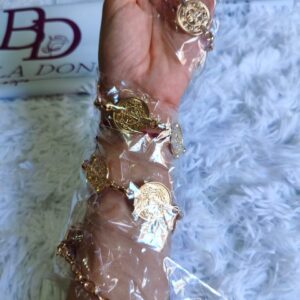 Cinto em moeda dourado