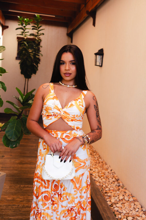 Conjunto saia longa + cropped - Imagem 3