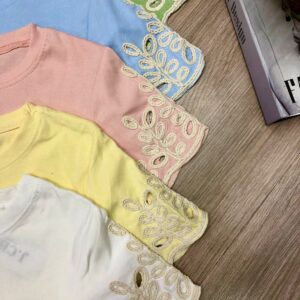 Tshirt Bordada CrochÊ