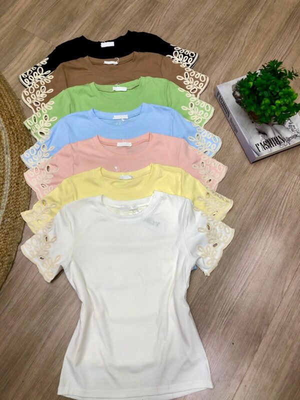 Tshirt Bordada CrochÊ - Imagem 3